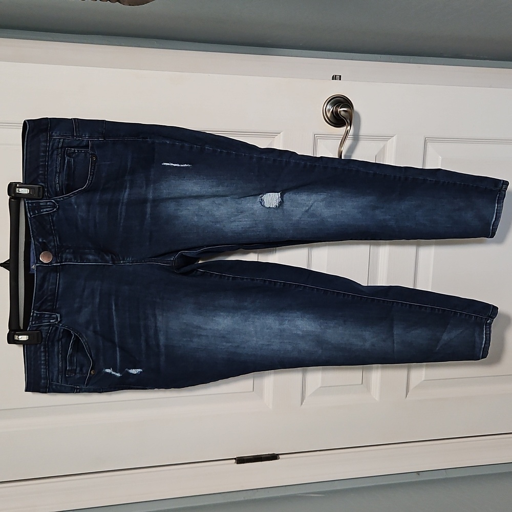 Democracy Ab Solution Distressed Denim Jeans - Womens 20W